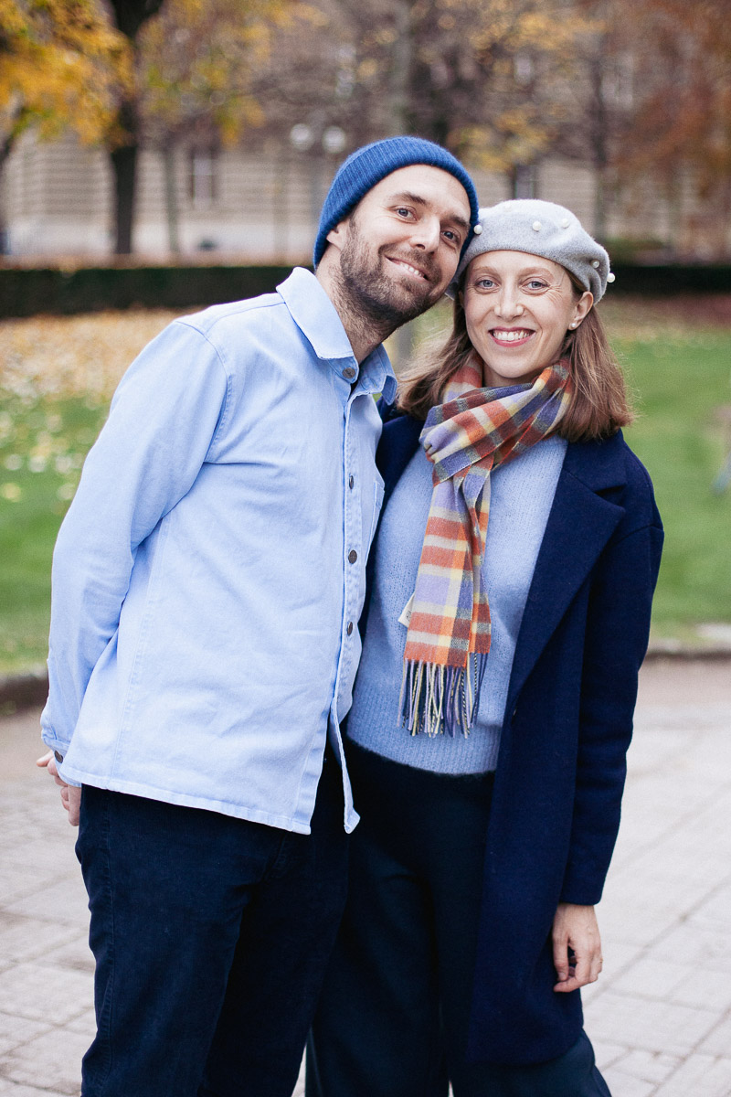 Mathilde et Tanguy sourient face à l'objectif.